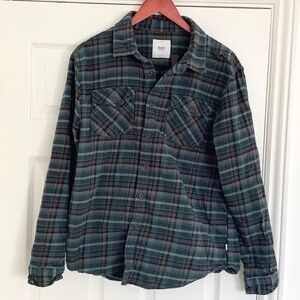 USED Mens Large Katin ‘Vincent’ Flannel Blue Multicolor
